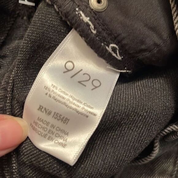 Simple Society distressed super high rise button fly raw hem jeans NEW NWT 7 28 - Picture 11 of 12